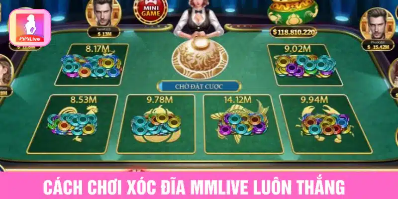 Cách chơi xóc đĩa MMlive luôn thắng